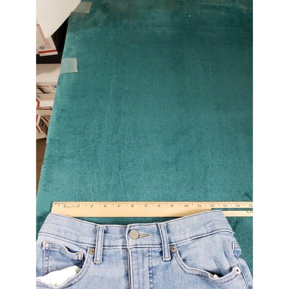 Lucky Brand Jeans Size 4 Womens Blue Stretch Pants Fray Hem Mid Rise Ava Skinny - Picture 10 of 14